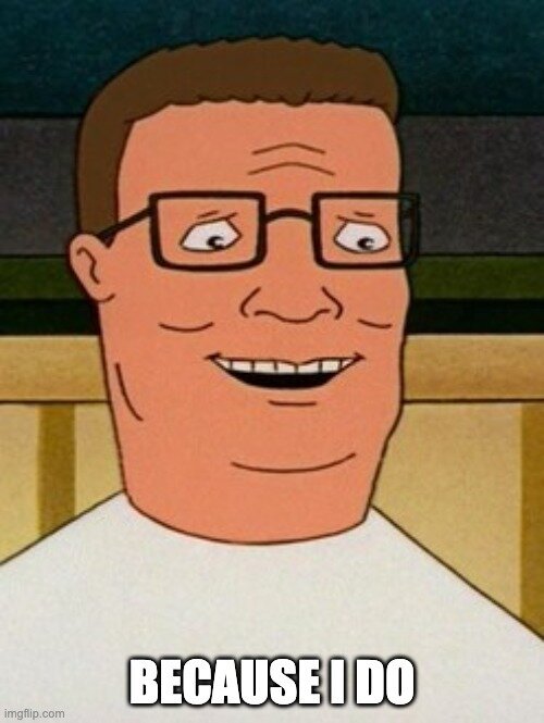 Happy Hank Hill